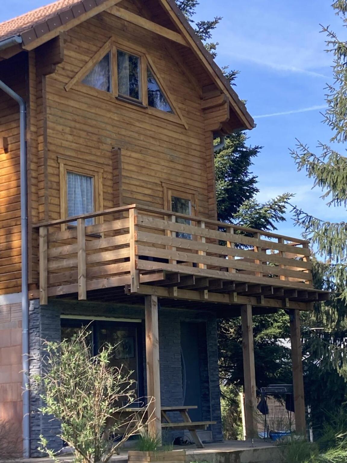 Anould Chalet Chaleureux Avec Cheminee Et Vue Montagne Proche Gerardmer "Mon Beau Sapin" 빌라 외부 사진